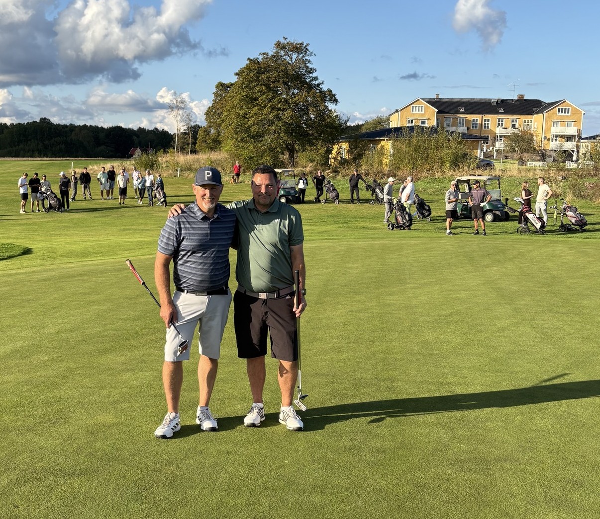 Vinnare av Onsdagsgolfen Ingemar Larsson och 2an Göran B Nilsson
